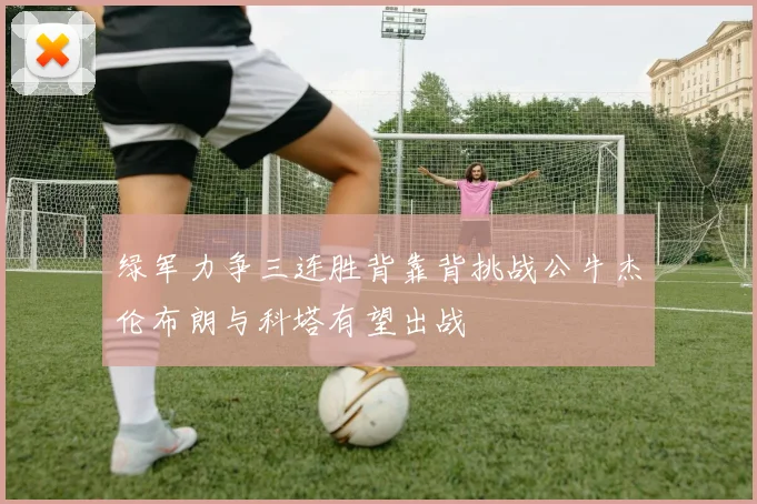 绿军力争三连胜背靠背挑战公牛杰伦布朗与科塔有望出战